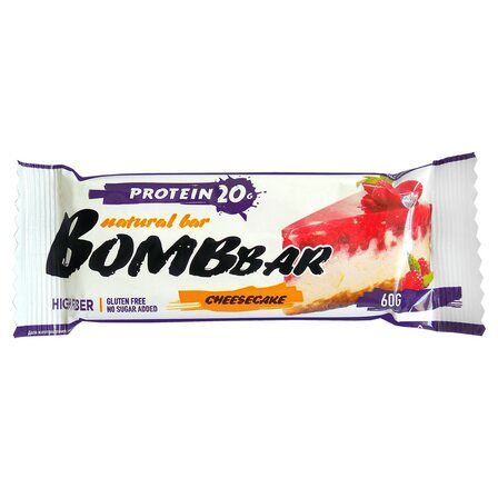 BOMBBAR Natural Bar Батончик неглазированный (60 г) Венские вафли