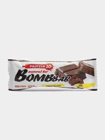 BOMBBAR протеиновый батончик 60 гр (двойной шоколад)