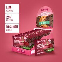 Печенье Sporty Protein Light (40 г) Вишня в шоколаде