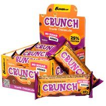 BOMBBAR батончик глазированный CRUNCH (50 г)  Брауни чизкейк