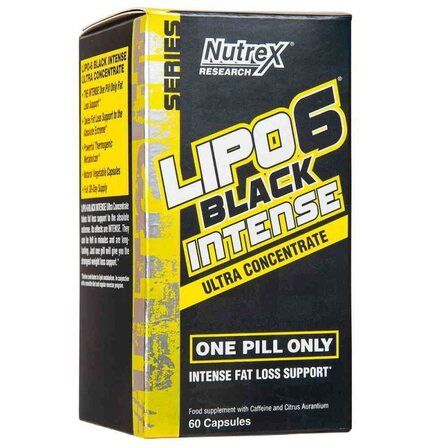 Nutrex Lipo-6 Black Intense Ultra Concentrate (60 капс) жиросжигатель