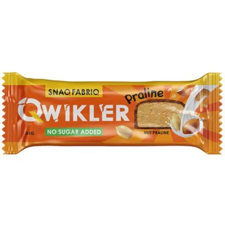 Snaq Fabriq QWIKLER Батончик протеиновый глазированый (35 г) Ореховое пралине