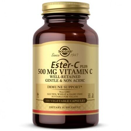 Solgar Ester-C Plus 500 mg Vitamin C (100 вег.капс)