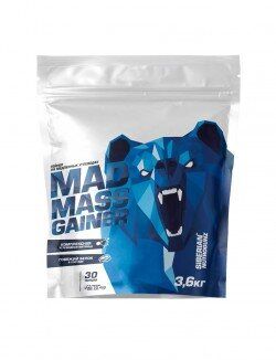 Siberian Nutrogunz гейнер MAD MASS GAINER (3600 г)