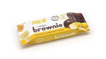 ProteinRex Брауни Пирожное протеиновое (50 гр) вкус -банан с коллагеном, без сахара