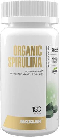 Maxler Spirulina Organic 500 мг (180 таб)