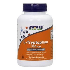 NOW Foods L - Tryptophan 500 mg (120 капсул) аминокислота Л - триптофан