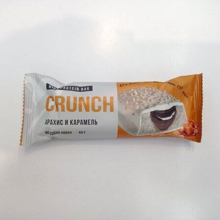 BootyBar Crunch Протеиновый батончик (60 г) вкус - арахис и карамель
