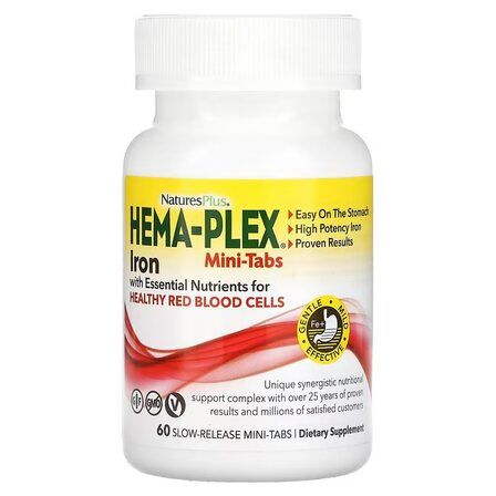 Natures Plus Железо Hema-Plex Mini (60 таб.)