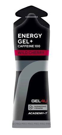 Gel4u Гель энергетический с кофеином (60 г) вкус - вишня