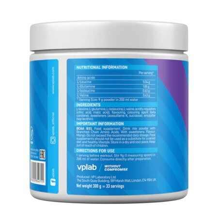 VP Lab BCAA 8:1:1 (300 гр)