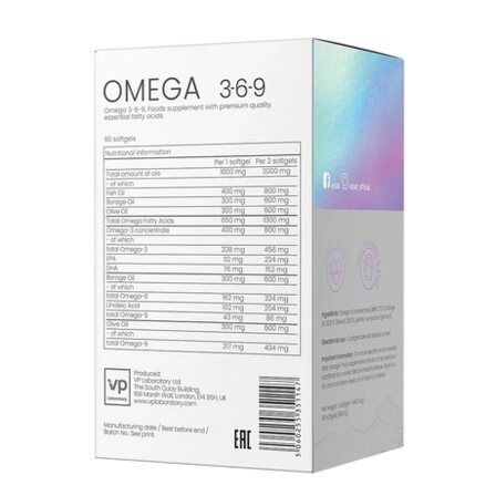VP Lab Omega 3-6-9 (60 капс)