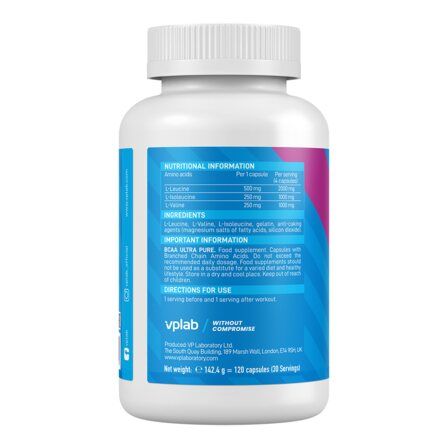 VP Lab BCAA Ultra Pure (120 таб)