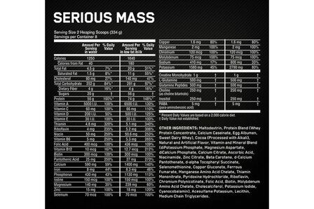 Optimum Nutrition Serious Mass (2727 гр)