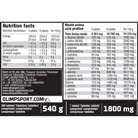 Olimp Gold Salmon 12000 Amino Mega Tabs (300 таб)