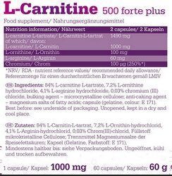 Olimp L-Carnitine 500 forte plus (60 капс)