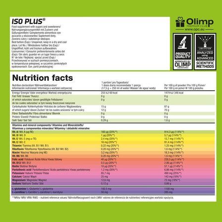 Olimp Iso Plus Isotonic Powder (1505 гр) изотоник в порошке