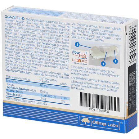 Olimp Gold-Vit D3+K2 (30 капс)