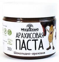 Мералис Арахисовая паста - Шоколадно-ореховая (300 г)