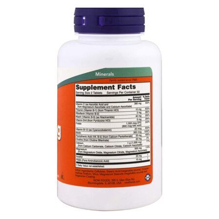 NOW Foods CAL-MAG Stress Formula (100 таблеток) кальций и магний
