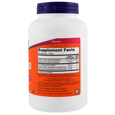 NOW Foods Vitamin C - 1000 complex (90 таблеток) витамин С кальциум аскорбат