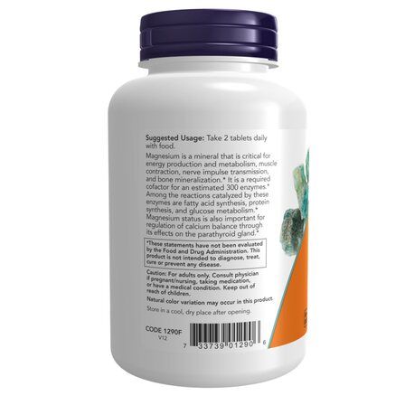 NOW Foods Magnesium Citrate 200 мг (100 таблеток) магния цитрат