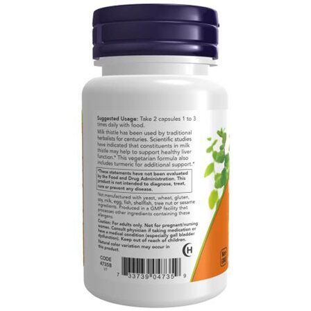 NOW Foods Silymarin 150mg (60 капс)