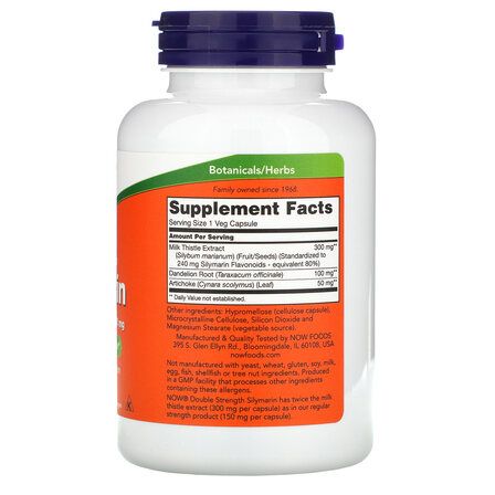 NOW Foods Silymarin 300 mg (50 капс)