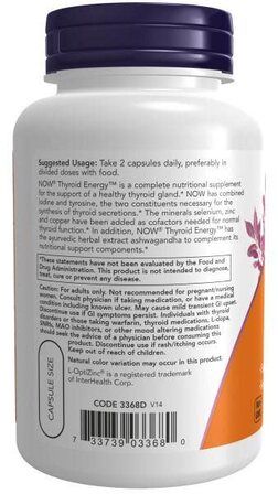 NOW Foods Thyroid Energy (90 вег. капс)