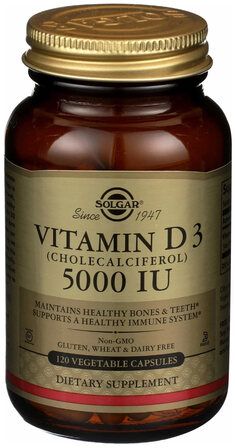 Solgar Vitamin D3 5000 IU Cholecalciferol (120 вег.капс)