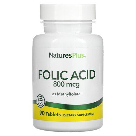 Natures Plus Folic Acid 800 мкг (90 таб.)