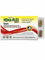 Natures Plus Железо Hema-Plex (10 таб.) в коробке