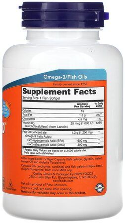 NOW Foods ULTRA OMEGA 3-D (90 мягк.капс.) 