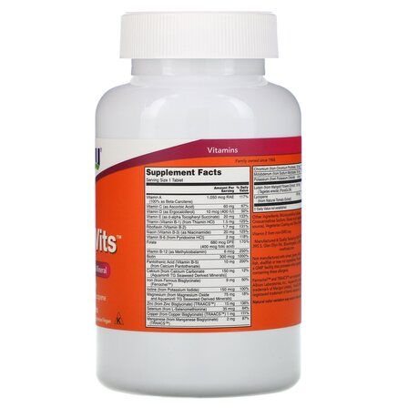 NOW Foods Daily Vits (100 таб) витаминно - минеральный комплекс