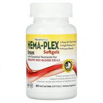 Natures Plus Железо Hema-Plex (60 гел.капс. быстрого высвобождения)