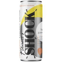 FitnesShock тонизирующий газированный напиток (450 мл) Грейпфрут - ананас
