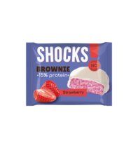 FitnesShock Брауни SHOCKS (50 г) Клубника
