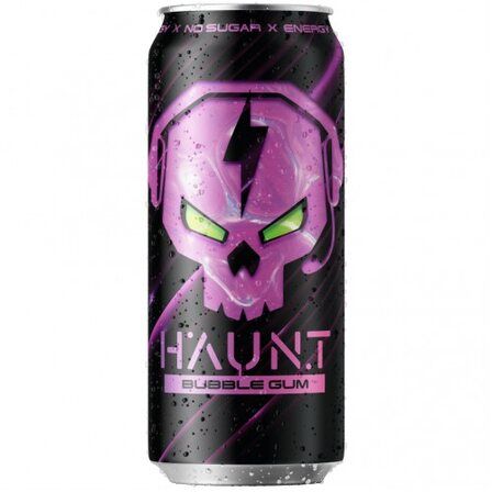FITNESS FOOD FACTORY тонизирующий газированный напиток HAUNT (500 мл) жевательная резинка