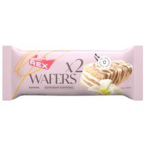 ProteinRex Wafers протеиновые вафли в глазури 50г (Ваниль)