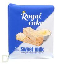 Royal Cake Вафли протеиновые без сахара (120 г) вкус - сгущеное молоко