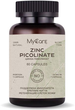 My Care Zinc Picolinate 25мг (60 капс.)