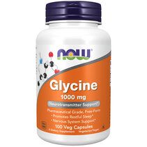 NOW Glycine 1000 mg (100 вег. капс.)