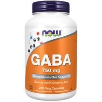 NOW GABA 750 mg (200 вег. капс)