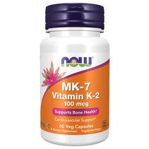 NOW Foods Vitamin K-2 MK-7 100 mcg (60 веганских капсул) витамин К2