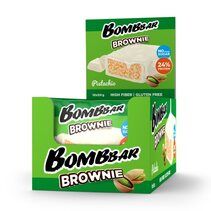BOMBBAR Печенье глазированное "Брауни с фисташкой" (50 гр)