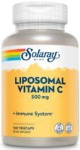 Solaray Liposomal Vitamin C 500мг (100 вег. капс.) витамин С в усвояемой форме