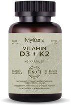 My Care D3 + K2 2000 IU / 100 mcg (60 капс)