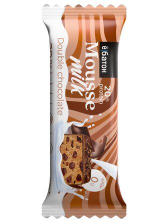 Ё-батон Dessert mousse со вкусом двойной шоколад (40 г) 
