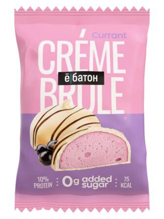 Ё - батон десерт Крем-брюле (35г) Смородина