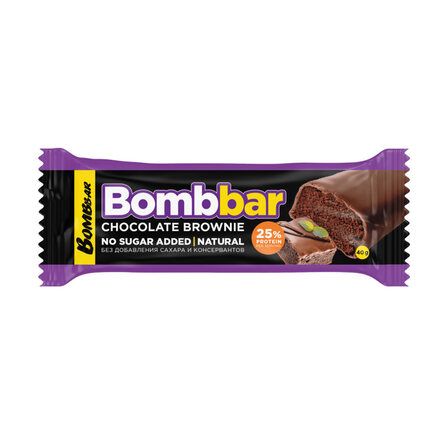BOMBBAR Батончик глазированный 40 гр (Шоколадный брауни)